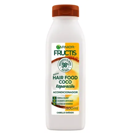 Garnier Fructis Acondicionador Hair Food Coco Reparacion x 300 ml