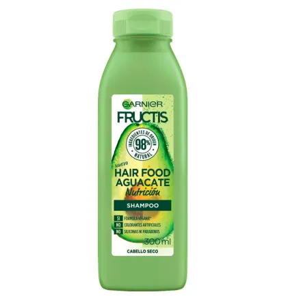 Garnier Fructis Shampoo Hair Food Aguacate Nutricion x 300 ml