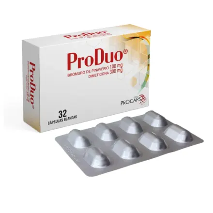 Produo Bromuro De Pinaverio 100 mg / Dimeticona 300 mg