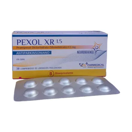 Pexol XR 1.5 mg Pramipexol Diclorhidrato