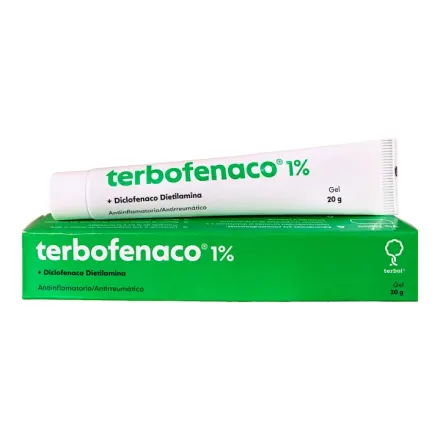 Terbofenaco 1 % Gel Terbol x 20 g Diclofenaco Dietilamina