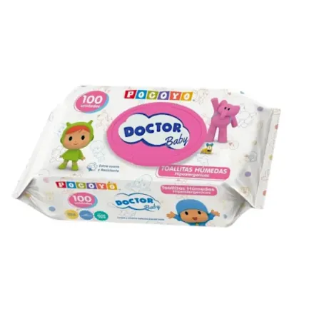 Doctor Baby Toallitas Humedas Hipoalergenicas Nina x Paq (100)