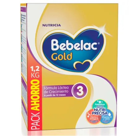 Bebelac Gold 3 Caja x 1.2 Kg Pack Ahorro