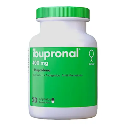 Ibupronal 400 mg capsula x Frasco (20) Ibuprofeno