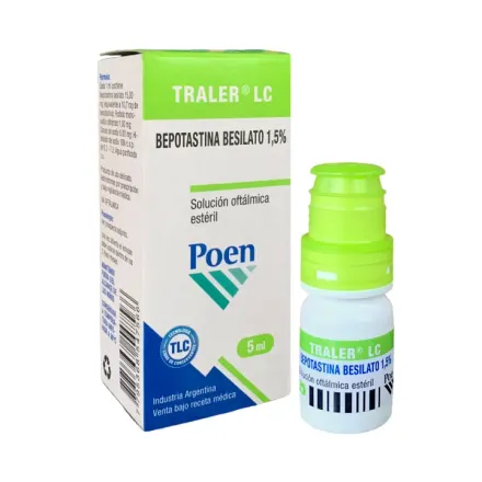 Traler Lc (Sol.oft.) x 5 ml Bepotastina Besilato 1.5%