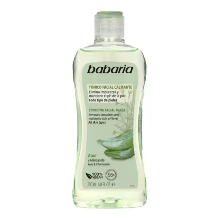 Babaria Tonico Facial Calmante Aloe Y Manzanilla x 200 ml
