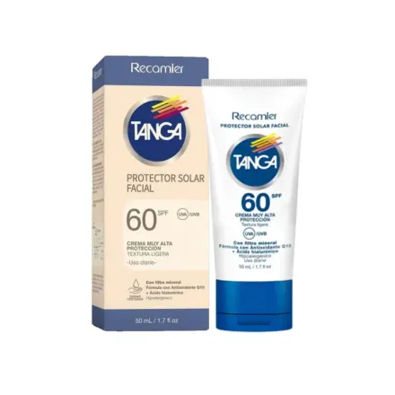 Recamier Tanga Protector Solar Facial Textura Ligera Fps 60 x 50 ml