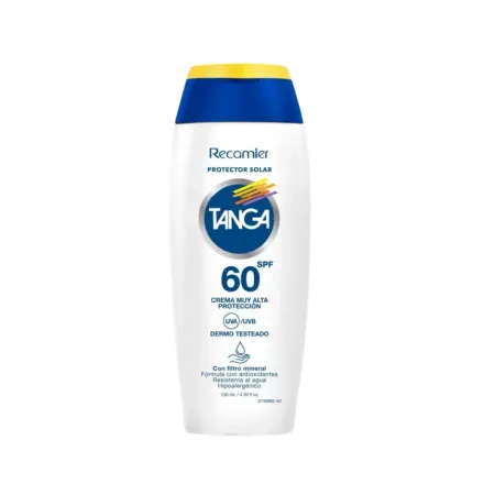 Recamier Tanga Protector Solar Crema Fps 60 x 130 ml