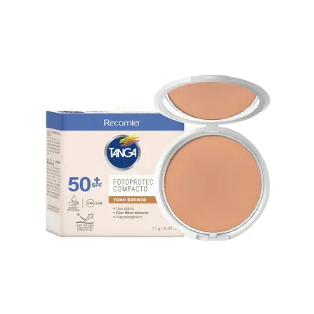 Recamier Tanga Fotoprotector Compacto Tono Bronce x 11 g