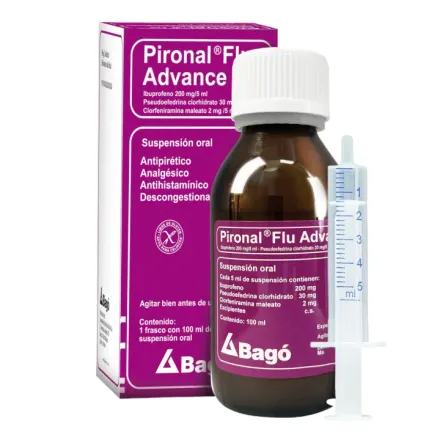 Pironal Flu Advance Suspension x 100 ml