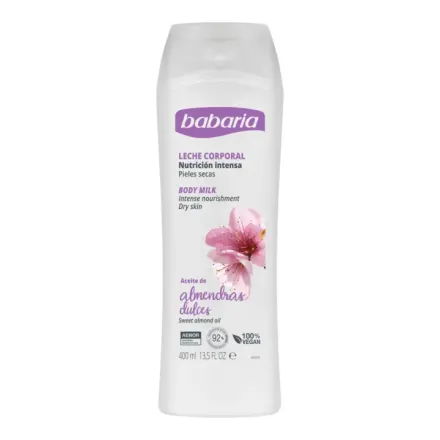 Babaria Leche Corporal Aceite De Almendras Dulces x 400 ml