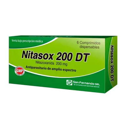 Nitasox 500 mg Nitazoxanida