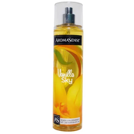 Aromasense Fragancia Corporal Vanilla Sky Con Vitamina E x 250 ml