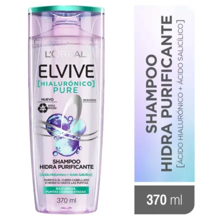 Elvive Shampoo Hialuronico Pure x 370 ml