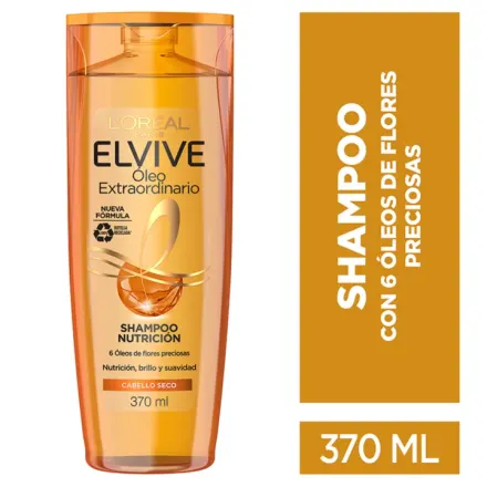 Elvive Shampoo Oleo Extraordinario Nutricion x 370 ml