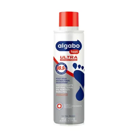 Algabo Foot Ultra Antibacterial En Aerosol Para Pies x 153 ml