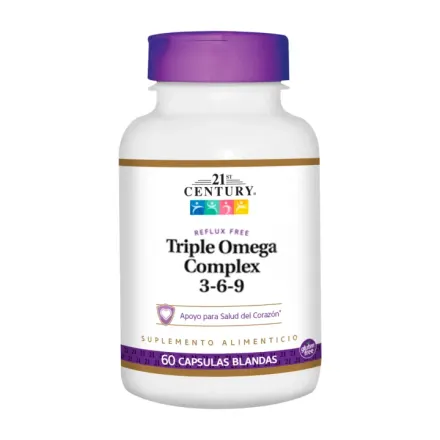 Triple Omega Complex 3 6 9 21 Century capsula x Frasco <60>