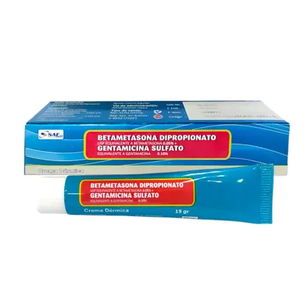 Betametasona 0.05 % + Gentamicina 0.10 % Crema Dermica SAE GOI x 15 g