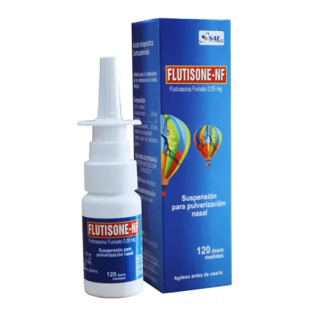 Flutisone NF 0.55 mg Spray Nasal x 120 Dosis Fluticasona
