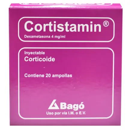 Cortistamin 4 mg / ml Iny Im/Iv Dexametasona