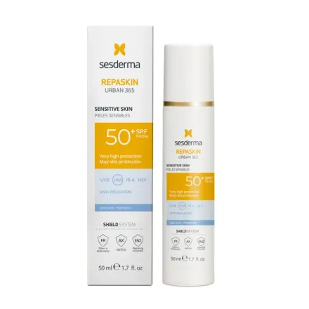 Sesderma Repaskin Urban 365 Protector Solar Piel Sensible Fps 50 x 50 ml