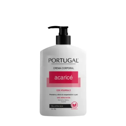 Portugal Crema Acarice Piel Extra Seca Frasco x 450 g