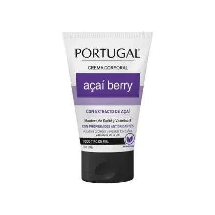 Portugal Crema Acai Berry Piel Mixta Frasco x 100 g