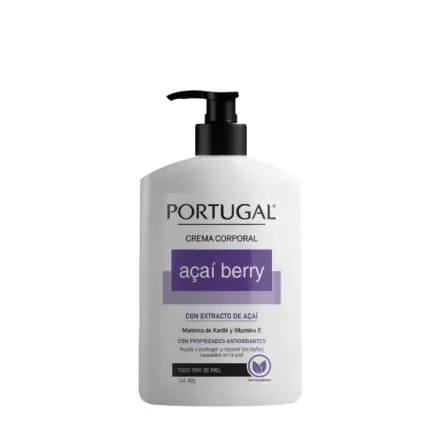 Portugal Crema Acai Berry Piel Mixta Frasco x 450 g