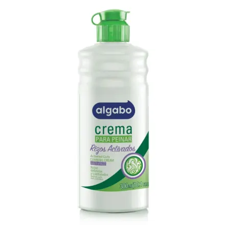 Algabo Crema Para Peinar Rizos Activados x 300 ml