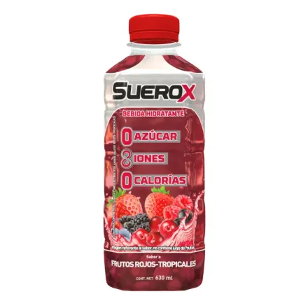 Suerox Bebida Hidratante Frutos Rojos Tropicales x 630 ml