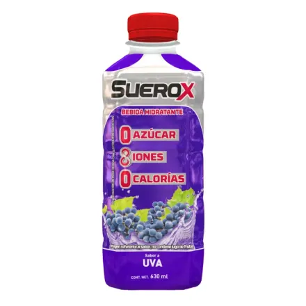 Suerox Bebida Hidratante Uva x 630 ml