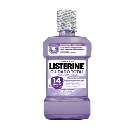 Listerine Cuidado Total Sin Alcohol x 500 ml
