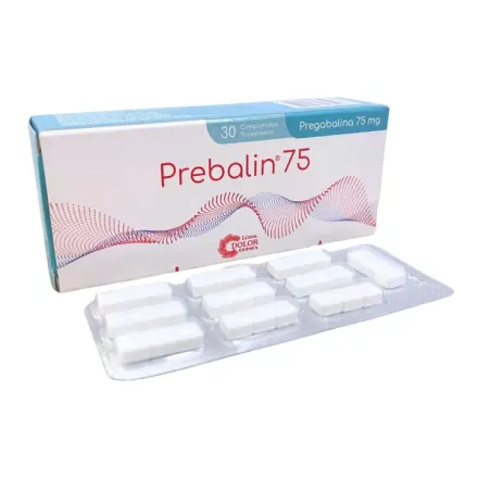 Prebalin 75 mg Dividosis Pregabalina