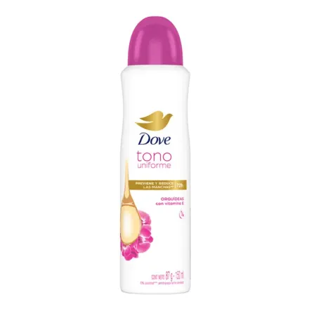 Dove Tono Uniforme Orquideas Aerosol x 150 ml
