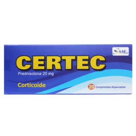 Certec 20 mg Prednisolona