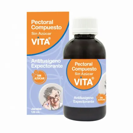 Pectoral Compuesto Sin Azucar Vita Jarabe x 120 ml