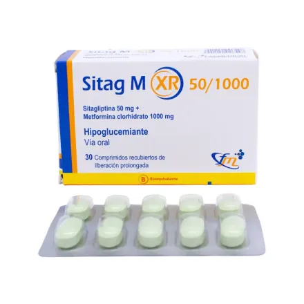 Sitag M XR 50 / 1000 Sitagliptina / Metformina