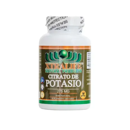 Citrato De Potasio 275 mg Xtralife x Frasco <90>
