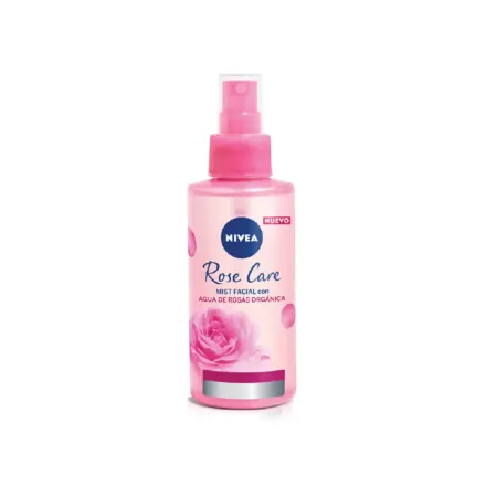 Nivea Rose Care Mist Facial Hidratante Con Agua De Rosas Organica x 150 ml