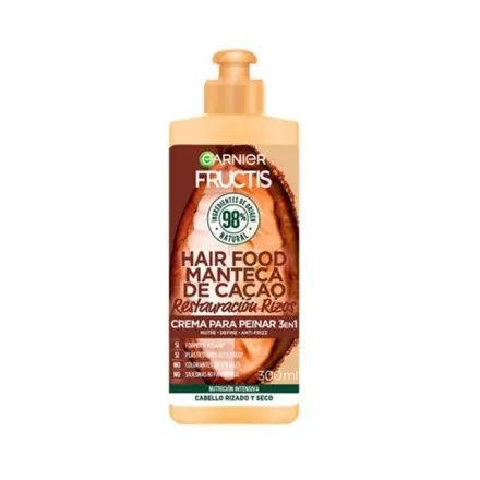 Garnier Fructis Crema Para Peinar Hair Food Manteca De Cacao x 300 ml
