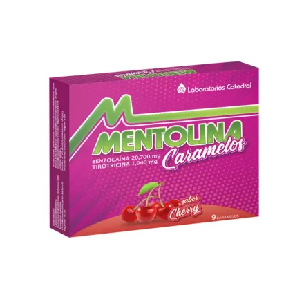 Mentolina Caramelos Past Benzocaina / Tirotricina