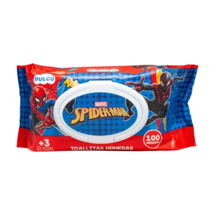 Dulco Toallitas Humedas Spiderman x Paq <100>
