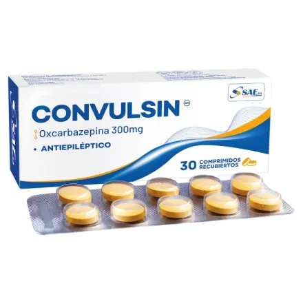 Convulsin 300 mg Oxcarbazepina