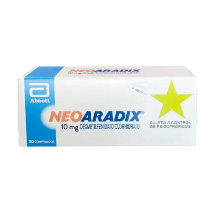Neoaradix 10 mg Dexmetilfenidato Psico