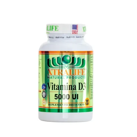 Vitamina D3 5000 ui Xtralife Natural x Frasco <100>