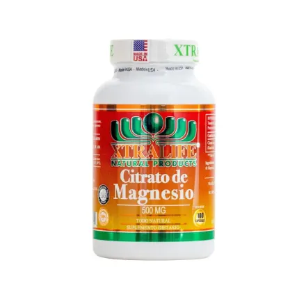 Citrato De Magnesio 500 mg Xtralife x Frasco <100>