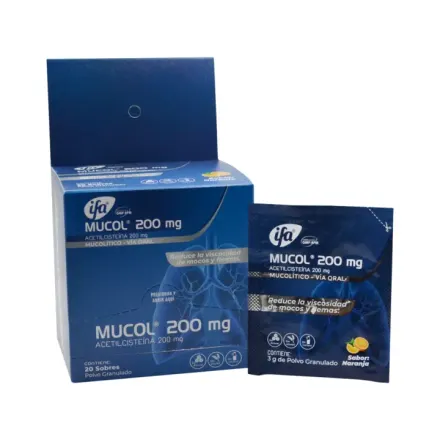Mucol 200 mg Acetilcisteina
