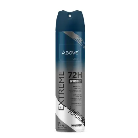 Above Men Extreme Movement 72 H Invisible Desodorante Spray x 150 ml