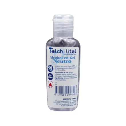 Alcohol En Gel Neutro Telchi x 60 ml