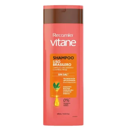 Recamier Vitane Shampoo Liso Brasilero x 400 ml